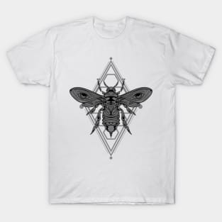 Grey Bee Ornament 05 T-Shirt